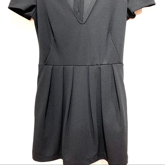 ZARA TRAFALUC Black Pleats Pockets Romper (XS) - Picture 5 of 12